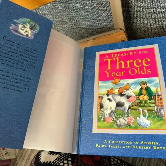 A Treasury for Three Year Olds Children's fairy tales nursery rhymes Bill Bolton - Picture 2 of 15